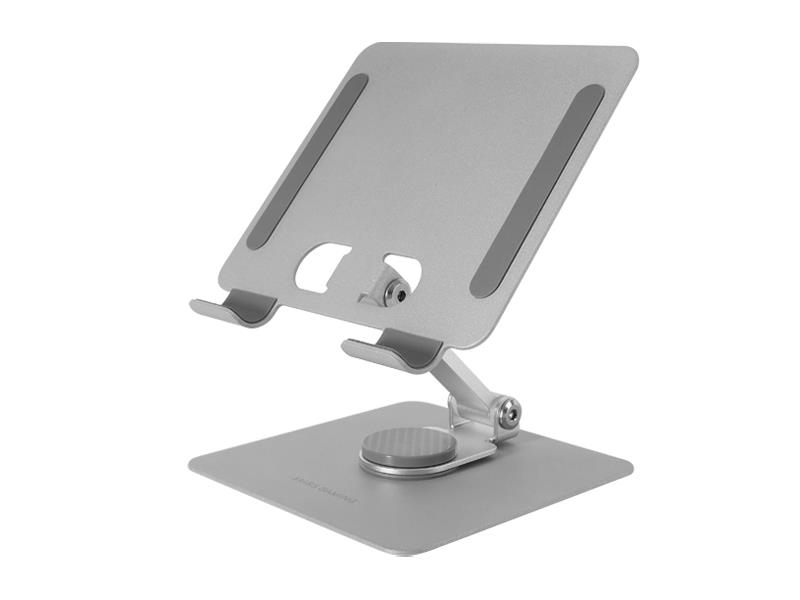 Mars Gaming Ma-Rst 2In1 Aluminum Alloy Stand For Tablets 360° / 13" / Silver