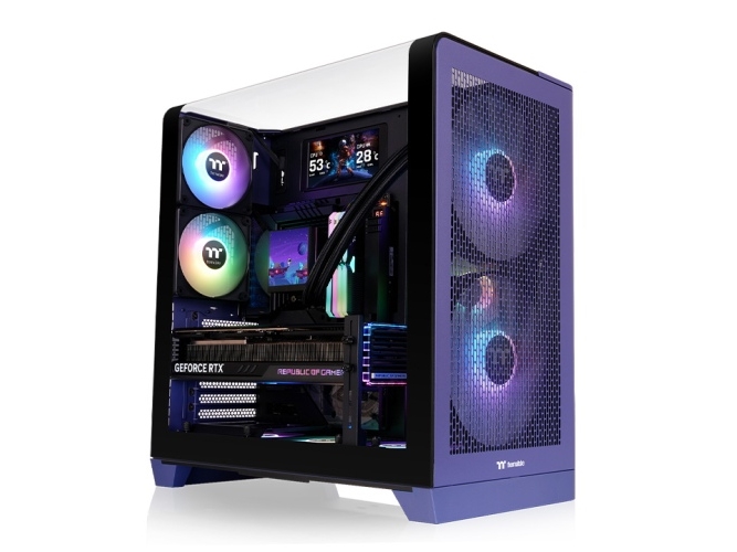 Thermaltake Ca-11F-00Mnwn-00, Midi Tower, Pc, Blå, Atx, Micro Atx, Mini-Itx, Spcc, Hærdet Glas, Flere