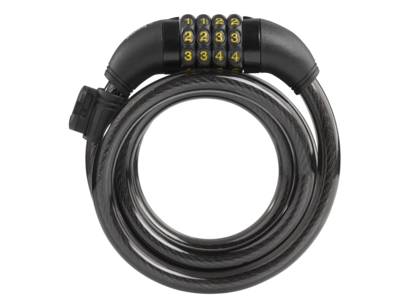 Hama 00178135, Wirelås, Svart, Plast, Stål, 4-siffrig kombination, 1200 mm | Cykling - Cykelutrustning - Lås för cyklar | GameStuff