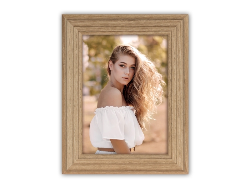 Zep Vl657b, Single Picture Frame, Wood, Natural, Table, Wall, 13 X 18 Cm, Rectangular