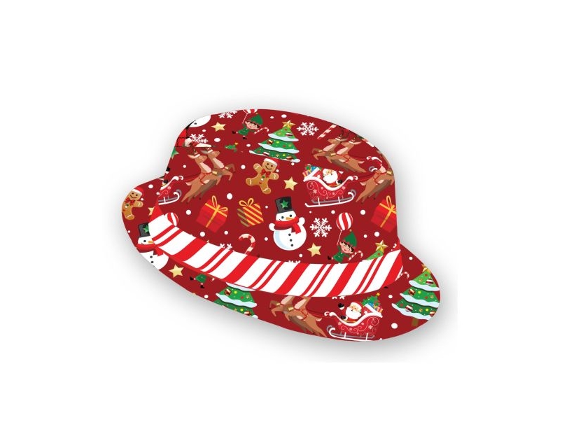 Rød julehat