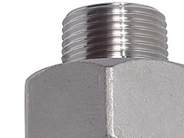 1/4 x 1/8'' Spidsmuffe m/n - Støbt AISI316