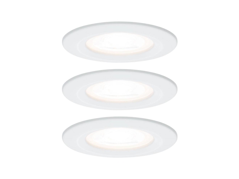 Paulmann 934.78, Indbygget Lysplade, Gu10, 3 Pære(R ), Led, 2700 K, Hvid