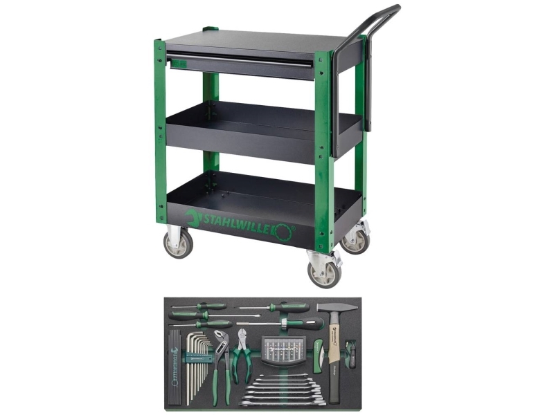 Værktøjsvogn Stahlwille TOOLS (83 EL.) IN SERVICE CARRIER
