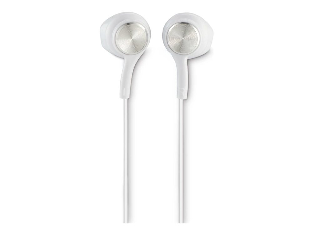 Hama Ocean Ii - Øreproptelefoner Med Mik. - I Øret - Kablet - Usb-C - Hvid, Sølv