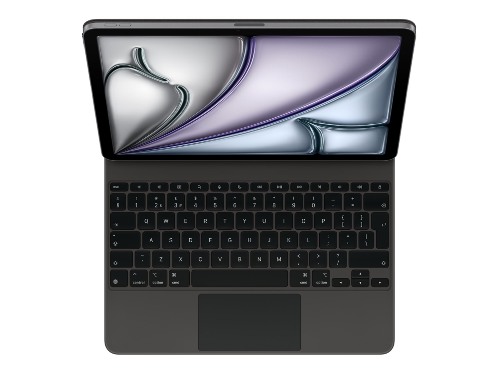 Apple Magic Keyboard - Tastatur og folio-kasse - med trackpad - Apple Smart connector - QWERTY - UK - sort - for 13-inch iPad Air (M2, M3)