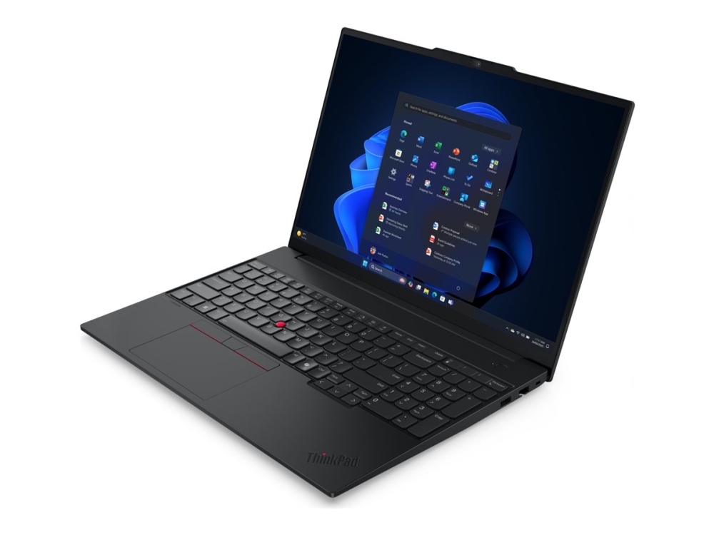 Lenovo ThinkPad E16 Gen 3 21ST - 180 graders gångsjärnskonstruktion - AMD Ryzen 7 - 250 / upp till 5.1 GHz - Win 11 Pro - Radeon 780M - 32 GB RAM - 512 GB SSD TCG Opal Encryption 2, NVMe - 16 IPS 1920 x 1200 - Wi-Fi 6E, Bluetooth - svart - kbd: nordiskt (danska/finska/norska/svenska) - med 3 års Lenovo Courier/Carry-in-support, CO2-kompensation 0,5 ton (2nd Gen) | Datorer & Surfplattor - Bärbar dator | GameStuff