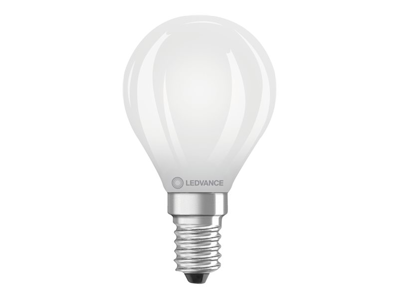 LEDVANCE Classic - LED-glödlampa med filament - form: P25 - glaserad finish - E14 - 2.8 W (motsvarande 25 W) - klass F - varmt vitt ljus - 2700 K | Belysning - Ljuskälla - E14 Ljuskälla | GameStuff