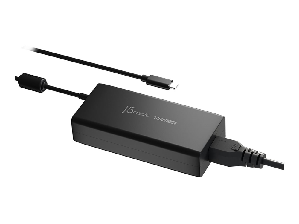 J5create Jup17140-En - Usb-C Strømadapter - Pd 3.1 - 140 Watt - Europa - Sort