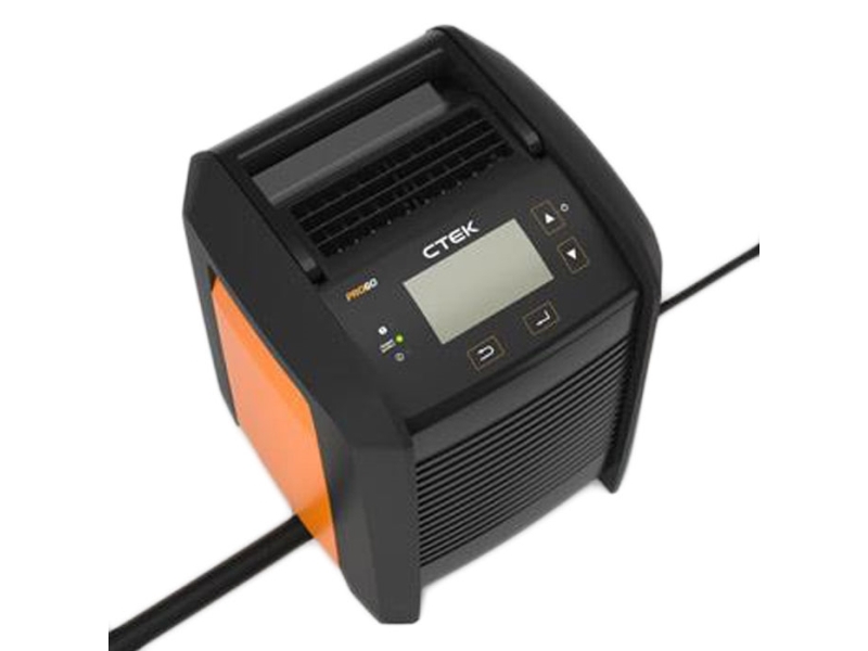 Ctek PRO 60, 60 A, 5 m, IP40, 10 Ah, 1600 Ah, Svart, Orange | Bilvård & Biltillbehör - Säkerhetsutrustning för Bilen - Batteri underhåll | GameStuff