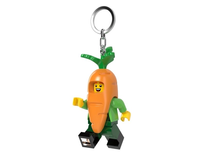 Lego Minifigures Keychain Light Carrot Mascot