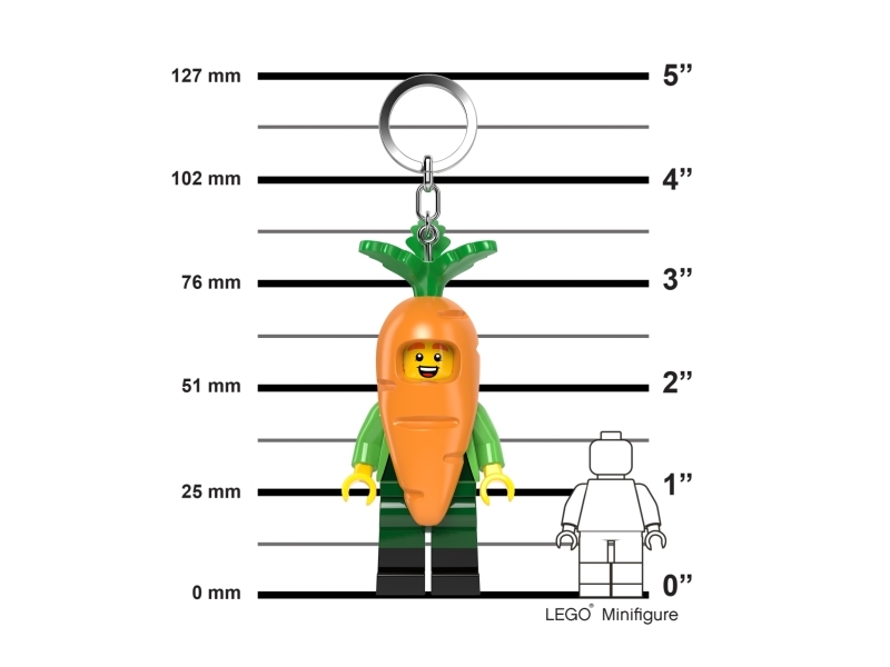 Lego Minifigures Schlüsselanhänger Mit Licht – Light Carrot Mascot