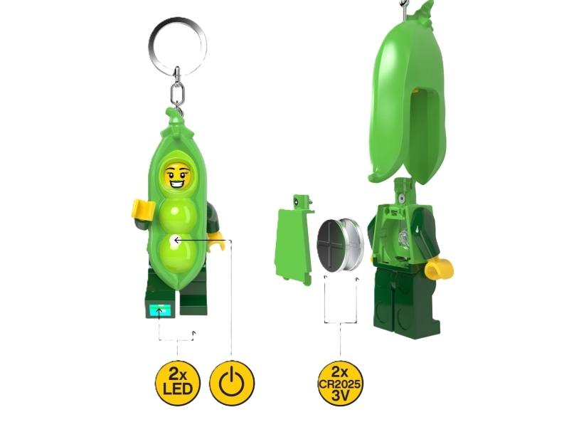 Euromic LEGO® Minifigures™ Keychain Light Peapod Costume Girl
