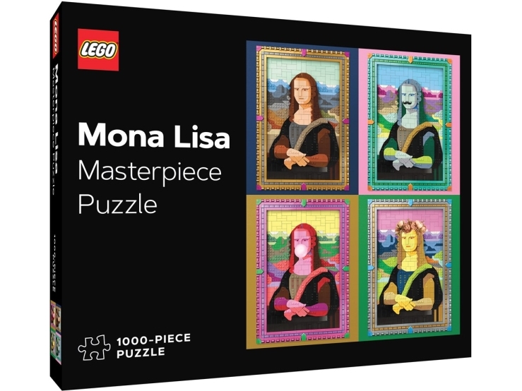 Lego Mona Lisa Masterpiece Puzzle Mit 1000 Teilen