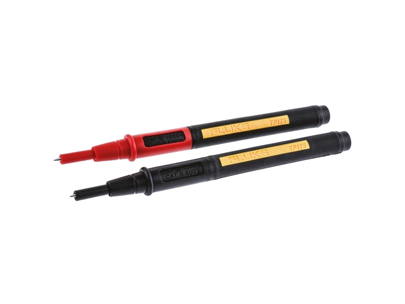 Fluke Tp175e Sicherheitsmessleitungsset Stecker 4 Mm Cat Iii 1000 V, Cat Iv 600 V Schwarz, Rot 1 Stück