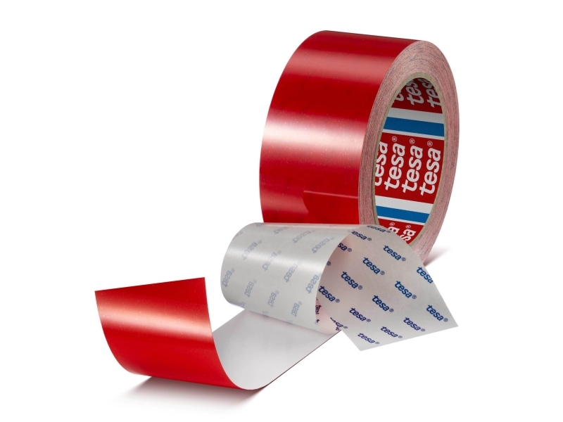 Tesa Anti-Scratch 60960-00003-00 Gulvmarkeringstape Tesa Rød (L X B) 20 M X 50 Mm 1 Stk