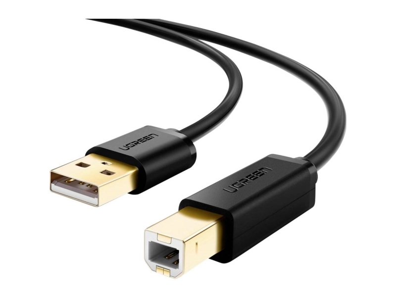Ugreen 10350, 1,5 m, USB A, USB B, USB 2.0, Sort