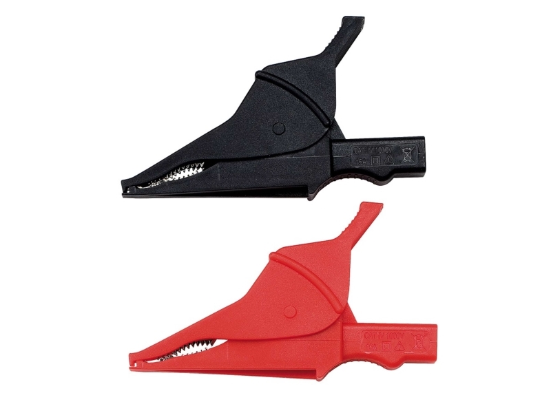 Chauvin Arnoux Krokodilklämma Set Röd, Svart Spännvidd max.: 42,86 mm 1 Set | EL Artiklar - Andra EL - krokodilnäbb | GameStuff