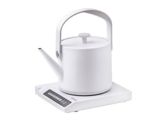 Unold Clara, 0,6 L, 1000 W, Hvid, Plast, Rustfrit Stål, Justerbar Termostat, Ledningsfri