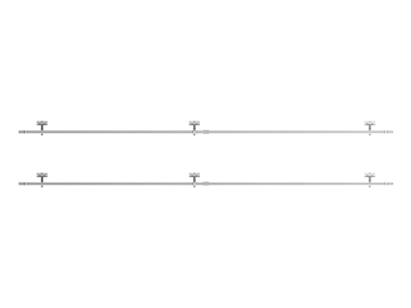 Anker SOLIX - Asennusteline(t) aurinkopaneelille - kiinnitetty - hopea (2 kpl)