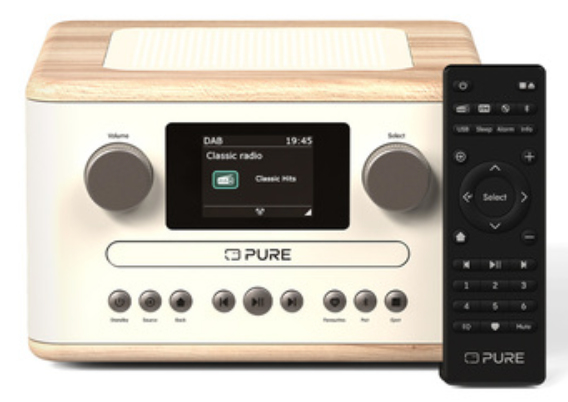 Pure Classic C-D4, Internet, Digital, DAB+, FM, 87.5 - 108 MHz, 174 - 240 MHz, 15 W