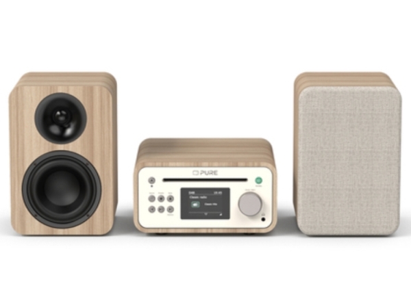 Pure Classic Stereo Mini, Hemmaljud mikrosystem, Ek, Vit, 1 diskar, Front, 40 W, 2,54 mm | TV, Ljud & Bild - Stereo - Mikro & Mini stereo | GameStuff