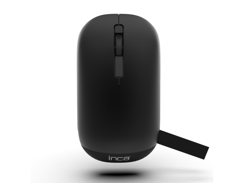 Inca Iwm-242S, Ambidextrous, Bluetooth, 1600 Dpi, Black