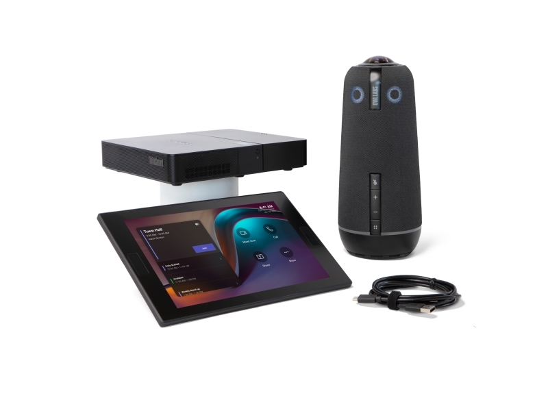 Owl Labs Microsoft Teams Rooms Bundle, Group Video Conferencing System, Cmos, 4K Ultra Hd, 30 Fps, Windows 11 Iot Enterprise Gac, Charcoal