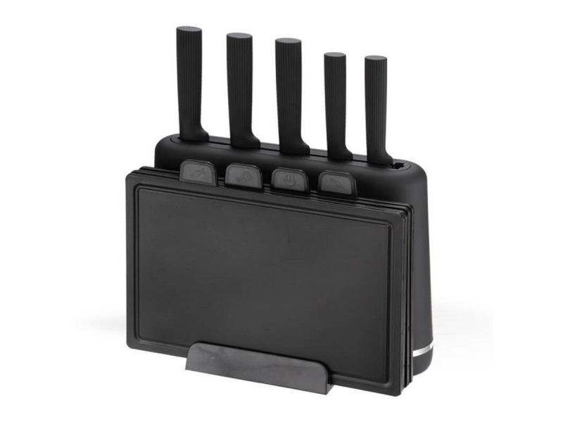 Zestaw noży i desek MR-1412-BLACK MAESTRO