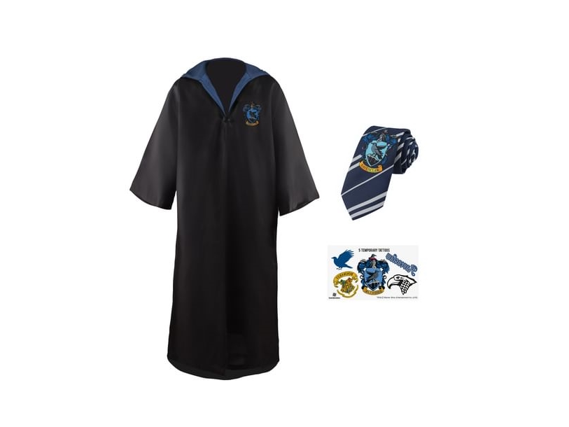 Ravenclaw-Umhang Mit Krawatte
