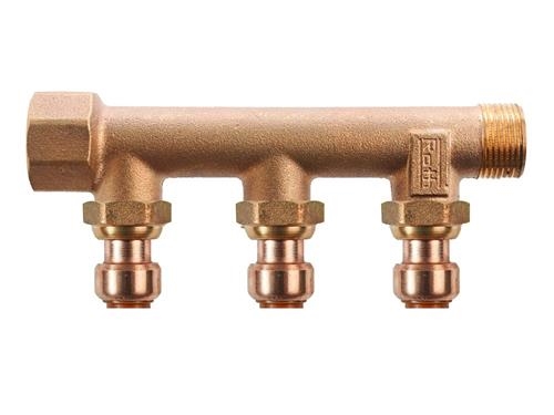 Roth Euro-Roter Steckverteiler 3 X 15 Mm, Inklusive Stützhülse Aus Aisi 316