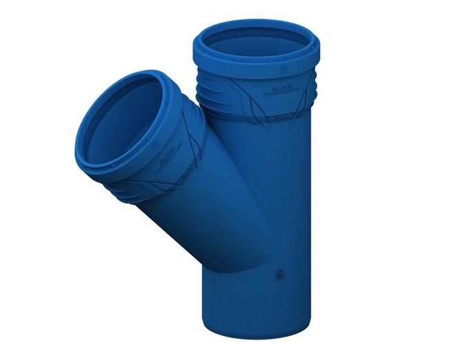 Grenrør S-LINE 75-50mm-45°