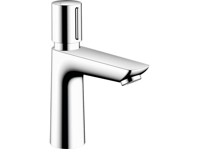 hansgrohe Talis E håndvaskarmatur selvluk med temperaturregulering 111mm tud