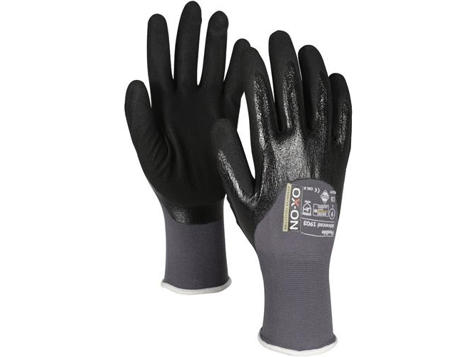 Arbejdshandske Advanced 1903 sort/grå 9 | Kläder & Säkerhet - Handskar - Arbetshandskar | GameStuff