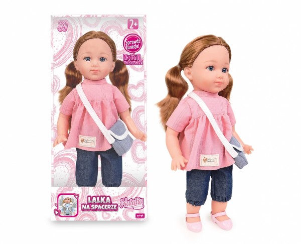 Natalia, 36 cm, docka i rosa tunika 185656 | Leksaker - Figurer & Dockor | GameStuff