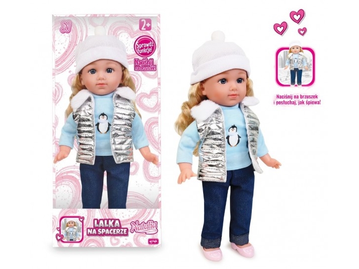 Natalia funktionsdocka i silverväst | Leksaker - Figurer & Dockor | GameStuff