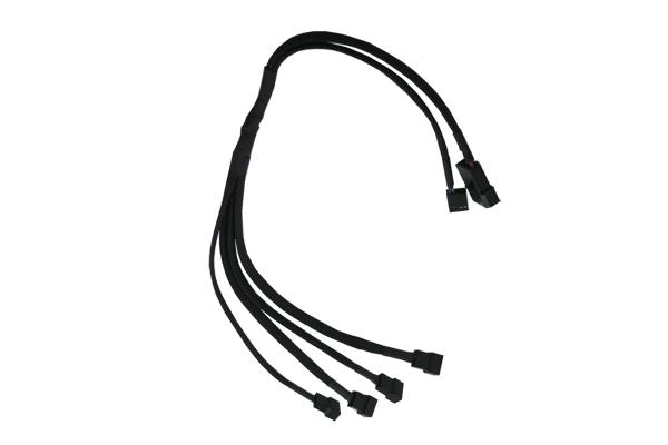 Gelid Solutions CA-PWM-03, 0,42 m, 4 x 4-pin PWM, 4-pin PWM + Molex (4-pin), Hanstik, Hunstik, Lige