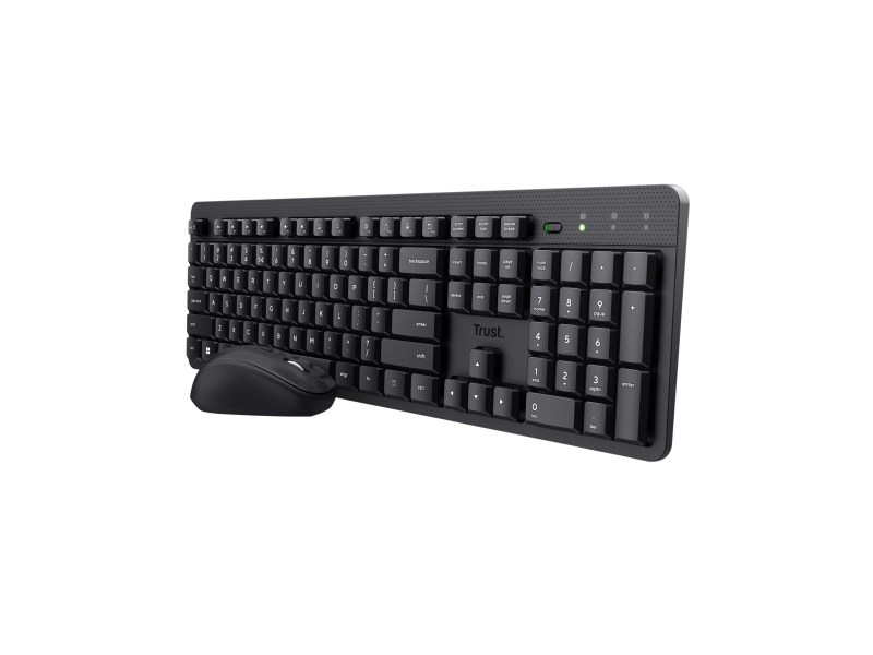 Trust Ody Ii Kabelloses Tastatur- Und Maus-Set, Fr (Azerty)