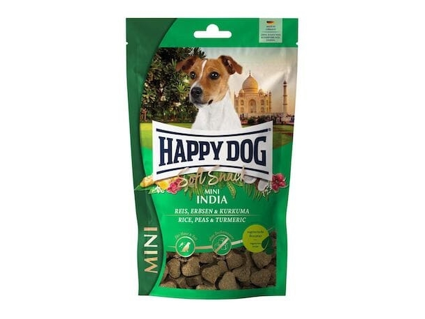 Happy Dog Softsnack Mini India, Snacks, Hund, Voksen, Ris, 100 G
