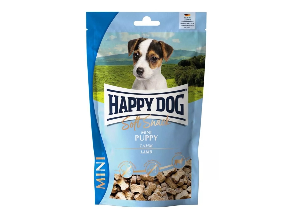 Happy Dog Soft Snack Mini Puppy, Snacks, Hund, Junior, Lamm, Reis, 100 G