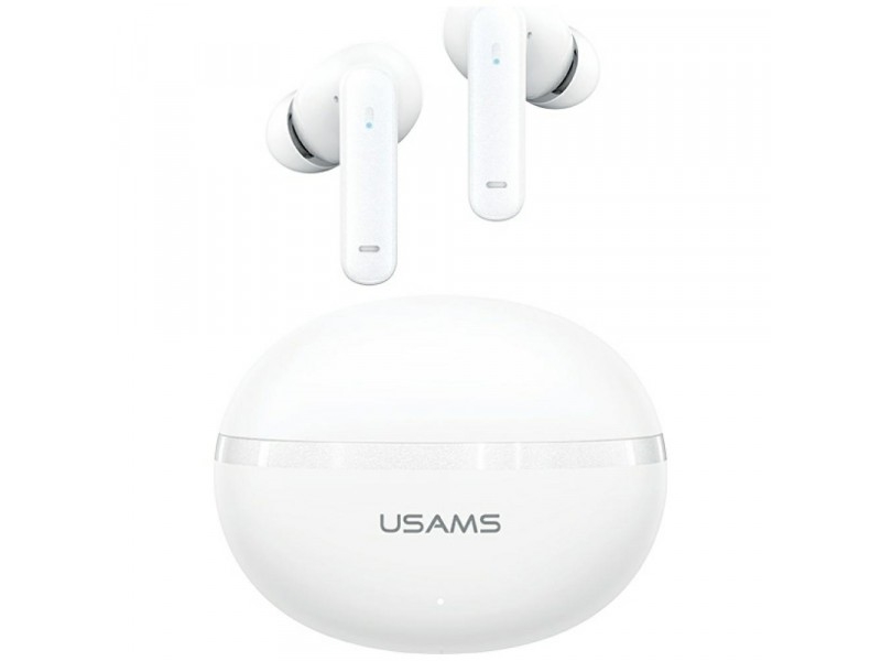 Usams Echo E02 Bluetooth-Kopfhörer Tws Anc+Enc Kabellos Weiß