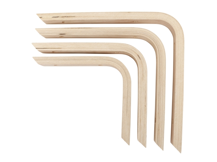 Home&gt it® hyllkonsol i faner 2 x 20 x 22,5 cm naturlig | Huset - Inredning - Konsoler & Hyllor | GameStuff