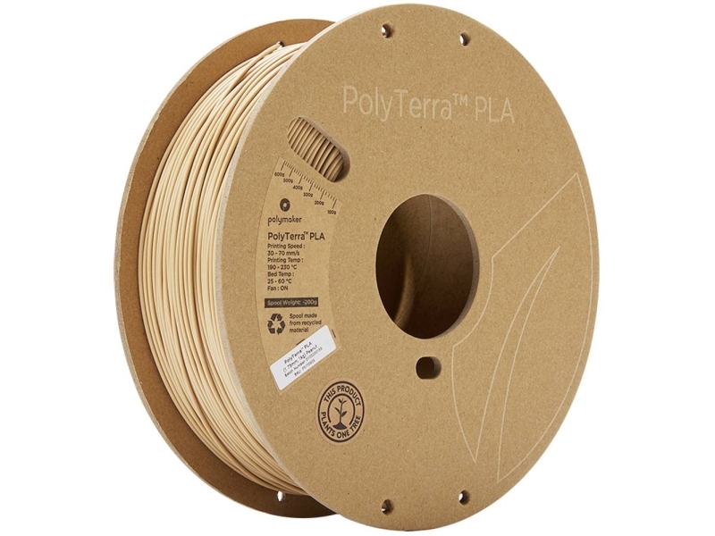 Polymaker Polimakeris Polyterra Pla - 1Kg - 1,75Mm - Žemės Riešutas