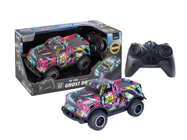 Revell Control 24684 Ghost Driver 1:22 Rc-Modelbil, Begyndermodel Elektronik Vejmodel Med Lyseffekt