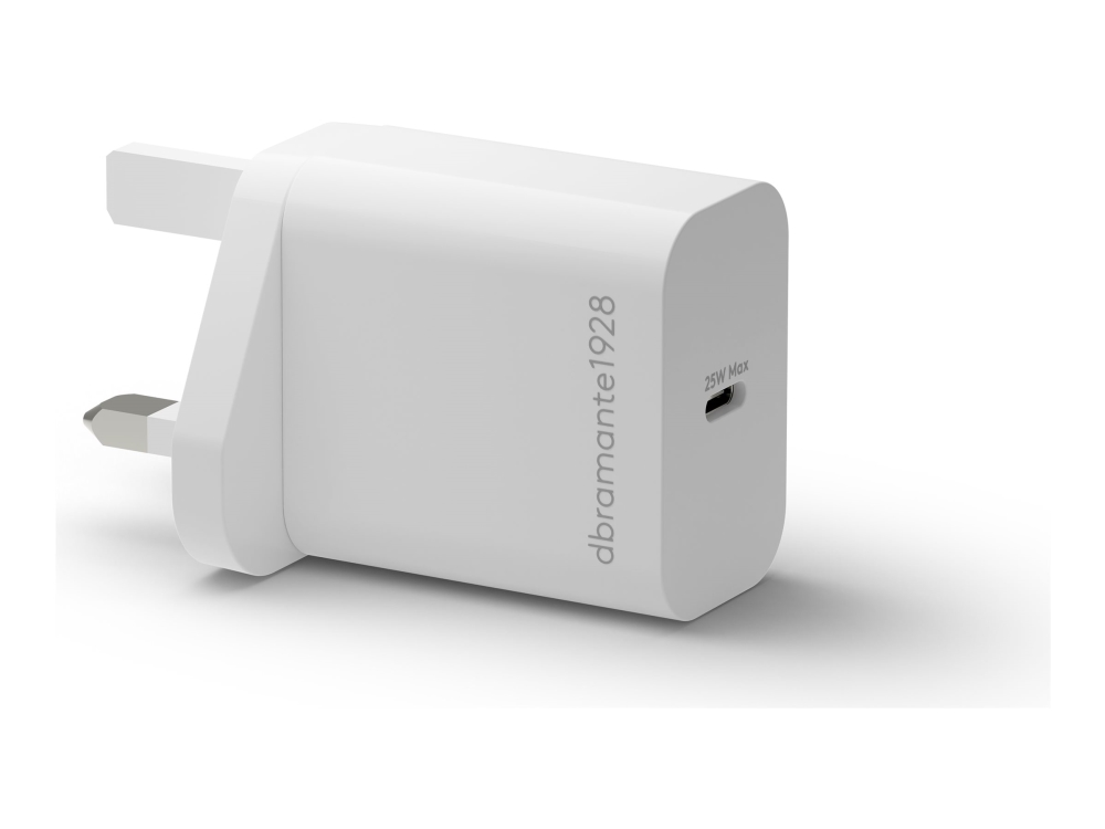 Dbramante1928 Re-Charge - Uk Wall Charger Usb-C 25W - W, Indoor, Ac, White