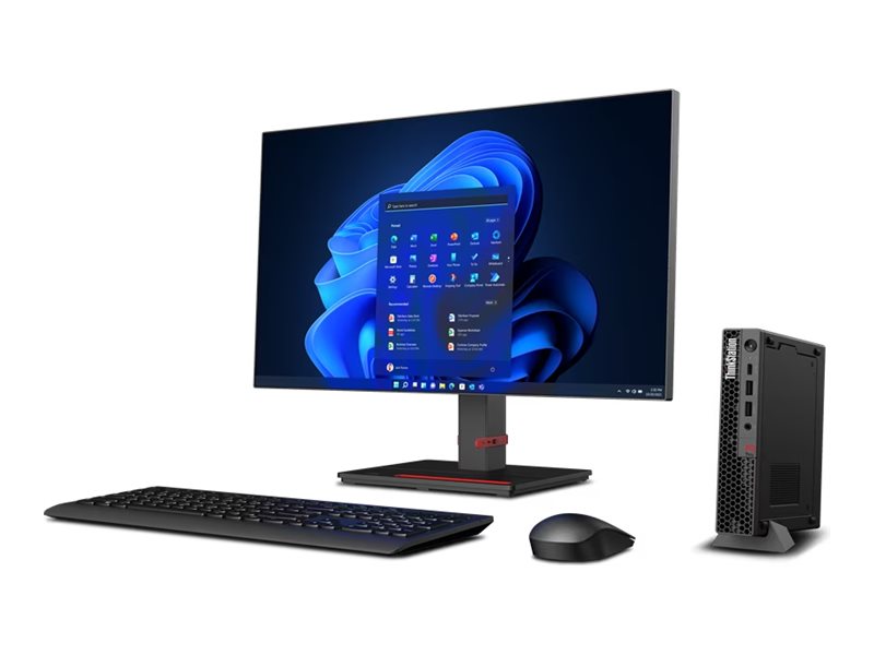 Lenovo ThinkStation P3 30H0 - Lille 1 x Core i7 i7-14700 / op til 5.4 GHz - vPro Enterprise - RAM 16 GB - SSD 1 TB - TCG Opal Encryption, NVMe, Performance - UHD Graphics 770 - Gigabit Ethernet, IEEE 802.11ax (Wi-Fi 6E) - Win 11 Pro - skærm: ingen - tastatur: engelsk - Europa - sort - Lenovo TopSeller