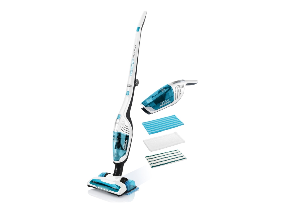 Eta | Staubsauger | Eta645390000 Moneto Ii Aqua Plus | Kabellos | 3In1-Griff | Waschfunktion | N/A W | 21,6 V | Betriebsdauer (Max) 50 Min | Weiß/Bla