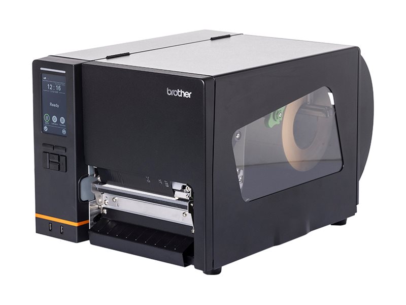 Brother IMP ETIQUETTES TJ-6521TN, Suoralämpö/Lämpösiirto, 203 x 300 DPI, 304,8 mm/s, Väri, Langallinen, musta