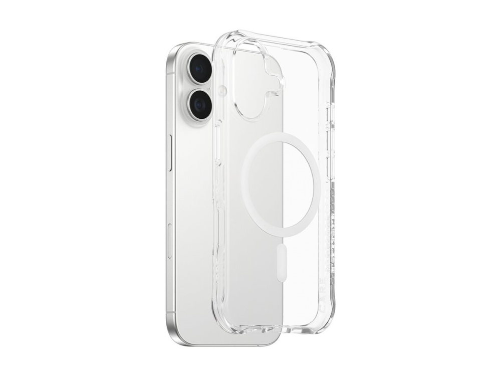 Care By Panzerglass Samba - Bagsidecover Til Mobiltelefon - Med Hvid Magsafe - Magsafe-Kompatibilitet - Termoplastisk Polyuretan (Tpu) - Gennemsigtig