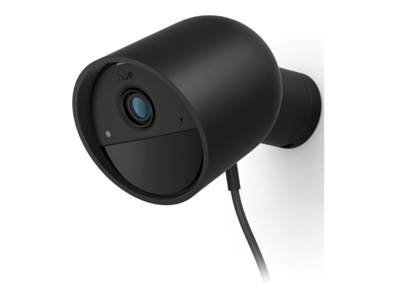 Philips Hue Secure Wired Camera - End-To-End Encryption - 1080P Hd Video - Plugs In To Outlet - Wall Mount Included